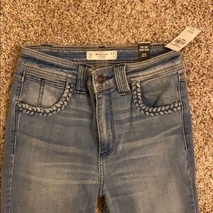 Abercrombie & Fitch high rise super skinny jeans 0